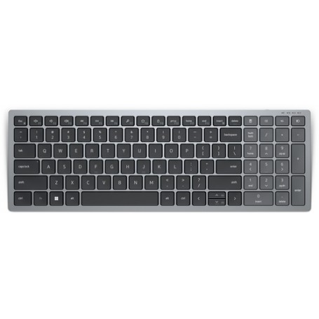 DELL KB740 tastiera RF senza fili + Bluetooth AZERTY Francese Grigio, Nero