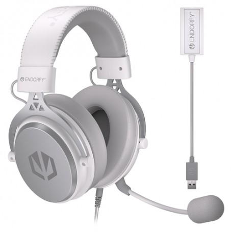 ENDORFY VIRO Plus USB Onyx White Auricolare Cablato A Padiglione Musica/Giornaliera Bianco