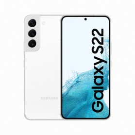 Samsung Galaxy S22 SM-S901B 15,5 cm (6.1") Doppia SIM Android 12 5G USB tipo-C 8 GB 128 GB 3700 mAh Bianco