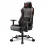 Sharkoon SGS30 Sedia per gaming universale Sedia imbottita tappezzata Nero, Rosso