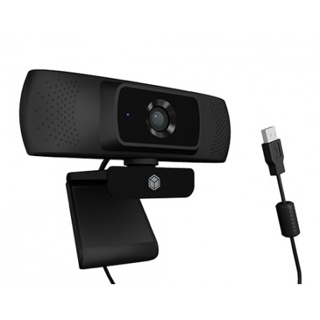 ICY BOX IB-CAM301-HD webcam 1920 x 1080 Pixel USB 2.0 Nero
