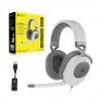 Corsair HS65 SURROUND Auricolare Cablato Portatile Giocare Bianco