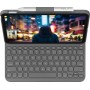 Logitech Slim Folio Grigio Bluetooth QWERTZ Tedesco