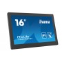 iiyama T1624MSC-B1 visualizzatore di messaggi Pannello piatto interattivo 39,6 cm (15.6") IPS 450 cd/m² Full HD Nero Tou