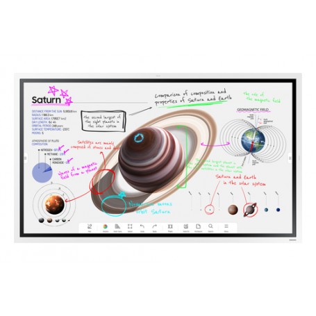 Samsung WM55B Pannello piatto per segnaletica digitale 139,7 cm (55") VA Wi-Fi 350 cd/m² 4K Ultra HD Bianco Touch screen