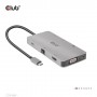CLUB3D CSV-1594 hub di interfaccia USB 3.2 Gen 1 (3.1 Gen 1) Type-C 5000 Mbit/s Nero, Grigio