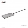 CLUB3D CSV-1594 hub di interfaccia USB 3.2 Gen 1 (3.1 Gen 1) Type-C 5000 Mbit/s Nero, Grigio