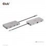 CLUB3D CSV-1594 hub di interfaccia USB 3.2 Gen 1 (3.1 Gen 1) Type-C 5000 Mbit/s Nero, Grigio