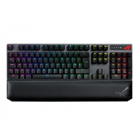 ASUS ROG Strix Scope NX Wireless Deluxe tastiera USB + RF Wireless + Bluetooth QWERTY Tedesco Nero