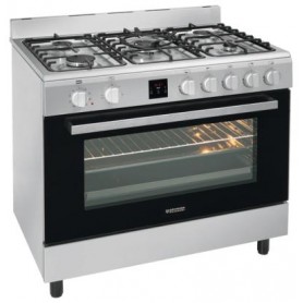 Oranier FZE 1599 Cucina Gas Nero, Acciaio inossidabile A
