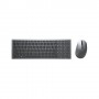 DELL KM7120W tastiera Mouse incluso RF senza fili + Bluetooth QWERTY Grigio, Titanio
