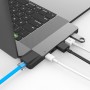 HYPER GN28N-GRAY replicatore di porte e docking station per notebook Cablato Grigio