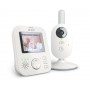 Philips AVENT Baby monitor SCD833/26 monitor video per bambino 300 m FHSS Bianco