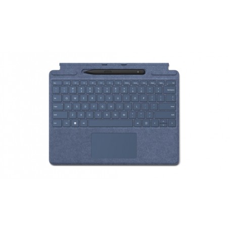 Microsoft Surface 8X6-00101 tastiera per dispositivo mobile Blu Microsoft Cover port QWERTZ Tedesco
