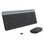 Logitech MK470 tastiera Mouse incluso USB QWERTY Spagnolo Grafite