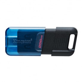 Kingston Technology DataTraveler 80 unità flash USB 256 GB USB tipo-C 3.2 Gen 1 (3.1 Gen 1) Nero, Blu