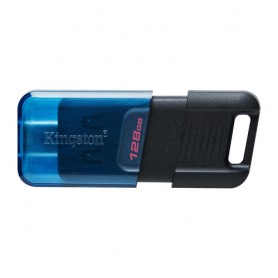 Kingston Technology DataTraveler 80 unità flash USB 128 GB USB tipo-C 3.2 Gen 1 (3.1 Gen 1) Nero, Blu