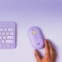 Logitech Pebble M350 mouse Ambidestro RF senza fili + Bluetooth Ottico 1000 DPI