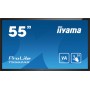 iiyama T5562AS-B1 visualizzatore di messaggi Pannello piatto interattivo 138,7 cm (54.6") VA 500 cd/m² 4K Ultra HD Nero 