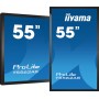 iiyama T5562AS-B1 visualizzatore di messaggi Pannello piatto interattivo 138,7 cm (54.6") VA 500 cd/m² 4K Ultra HD Nero 