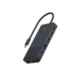 Rapoo UCM-2006 scheda di interfaccia e adattatore 3, 5 mm, DisplayPort, HDMI, RJ-45, USB 3.2 Gen 1 (3.1 Gen 1), USB tipo