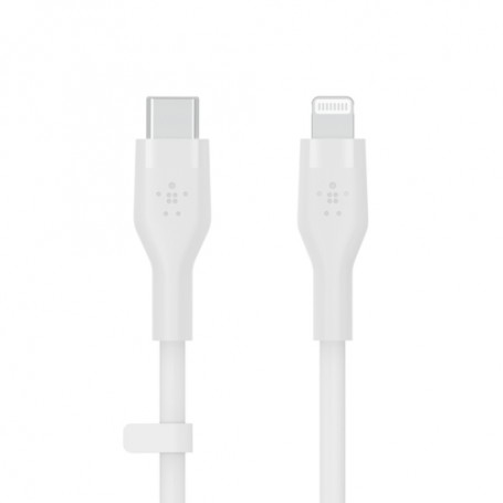 Belkin Cbl Silicone USB-C LTG 3M blc cavo USB USB C USB C/Lightning Bianco