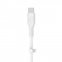 Belkin Cbl Silicone USB-C LTG 3M blc cavo USB USB C USB C/Lightning Bianco