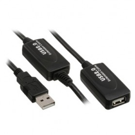 Kindermann 5771000115 cavo USB 15 m USB 2.0 USB A Nero