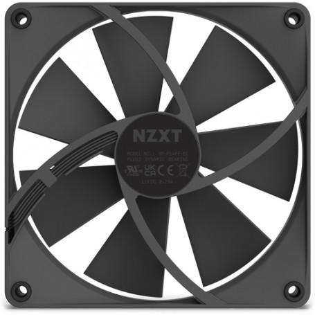 NZXT F140P Case per computer Ventilatore 14 cm Nero 1 pz