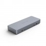HYPER HD-GD1000-EU replicatore di porte e docking station per notebook USB 3.2 Gen 1 (3.1 Gen 1) Type-C Argento