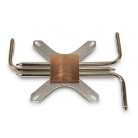 Inter-Tech IP-3 Processore Dissipatore di calore/Radiatore Rame, Argento 1 pz