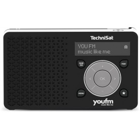 TechniSat Digitradio 1 Portatile Analogico e digitale Nero, Bianco