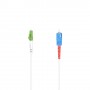Hama 00200765 cavo a fibre ottiche 3 m LC/APC SC/UPC Bianco