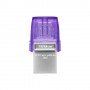 Kingston Technology DataTraveler microDuo 3C unità flash USB 128 GB USB Type-A / USB Type-C 3.2 Gen 1 (3.1 Gen 1) Acciai