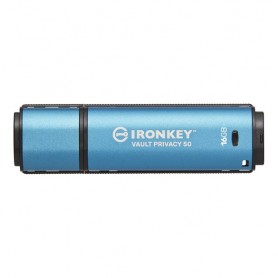 Kingston Technology IronKey Vault Privacy 50 unità flash USB 16 GB USB tipo A 3.2 Gen 1 (3.1 Gen 1) Blu