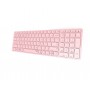 Rapoo E9700M tastiera RF senza fili + Bluetooth QWERTZ Tedesco Rosa
