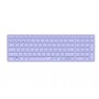 Rapoo E9700M tastiera RF senza fili + Bluetooth QWERTZ Tedesco Lillà