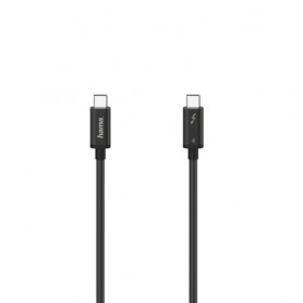 Hama USB-C 0,8 m 40 Gbit/s Nero