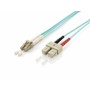 Equip 255316 cavo a fibre ottiche 10 m LC SC OM3 Turchese