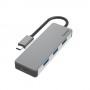 Hama 00200105 hub di interfaccia USB 3.2 Gen 2 (3.1 Gen 2) Type-C 10000 Mbit/s Grigio