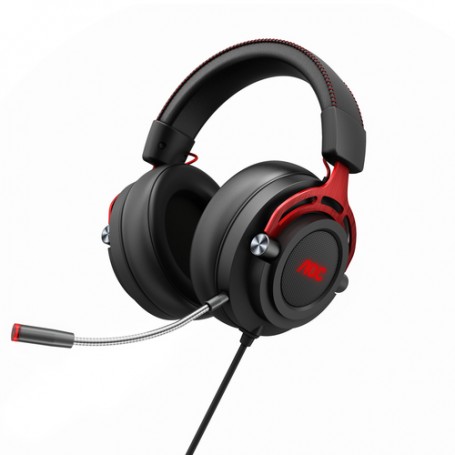 AOC GH300 cuffia e auricolare Cuffie Cablato A Padiglione Giocare Nero, Rosso