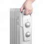 Clatronic RA 3735 Interno Bianco 1500 W Riscaldatore ambiente elettrico a olio