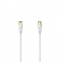 Hama 00305068 cavo coassiale 5 m Bianco