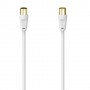 Hama 00305066 cavo coassiale 1,5 m Bianco