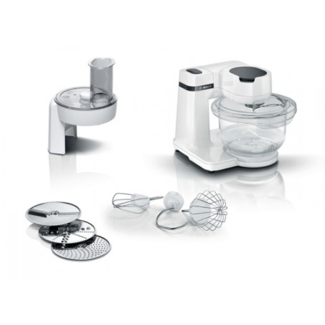 Bosch Serie 2 MUMS2TW01 robot da cucina 700 W 3,8 L Nero, Bianco