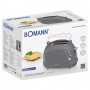 Bomann 602464-X 2 fetta/e 600 W Nero