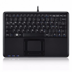 Perixx PERIBOARD-510H Plus tastiera USB Spagnolo Nero