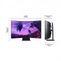 Samsung Odyssey ARK 139,7 cm (55") 3840 x 2160 Pixel 4K Ultra HD Nero