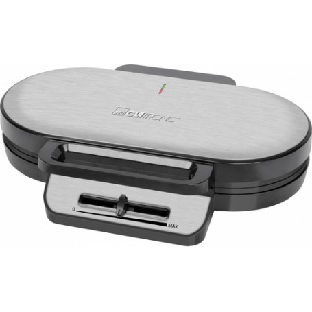 Clatronic 263934 piastra per waffle 2 waffle 1200 W Grigio