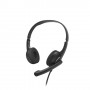 Hama HS-USB250 V2 Auricolare Cablato A Padiglione Ufficio USB tipo A Nero